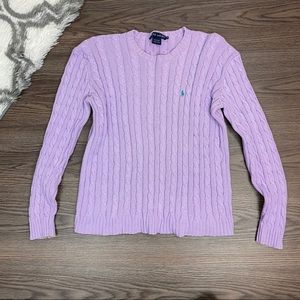 Ralph Lauren Purple Sweater Size Medium